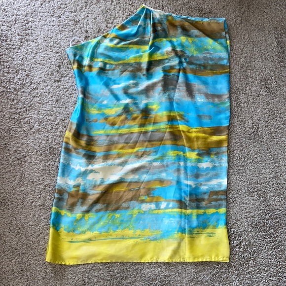 Calvin Klein One-Shoulder Asymmetrical Dress, Size 2 - Picture 4 of 7